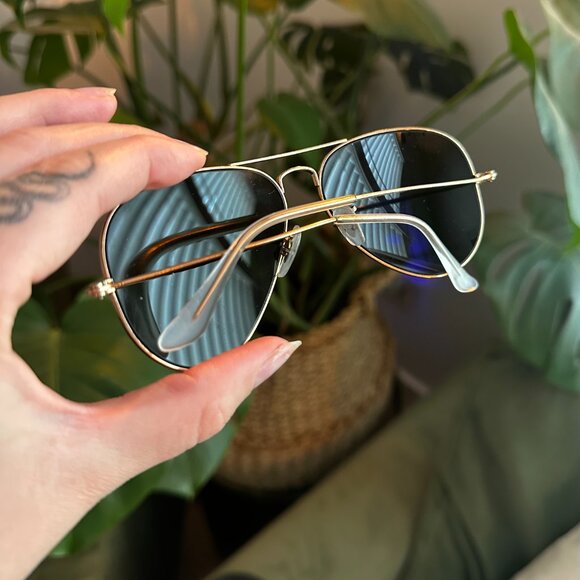 Ray-Ban RB3025 Aviator Large Metal Gold - Picture 2 of 3